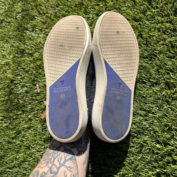 Rothys Metallic Lattice Sneaker - Picture 6 of 7